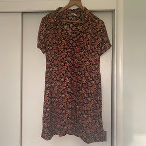 Red Floral Free People Mini Dress (90's style)
